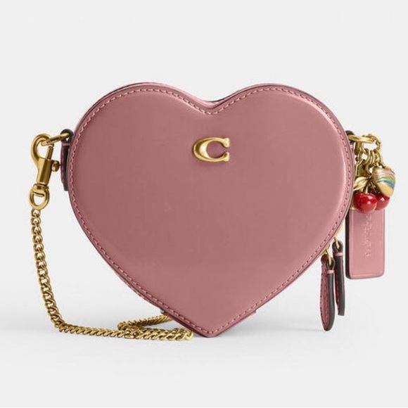 Coach Handbags - Coach Heart Crossbody Bag 14 With Charms NWT
